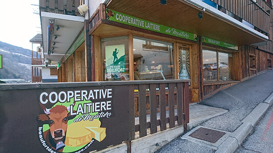 Coopérative laitière - Magasin de Bozel